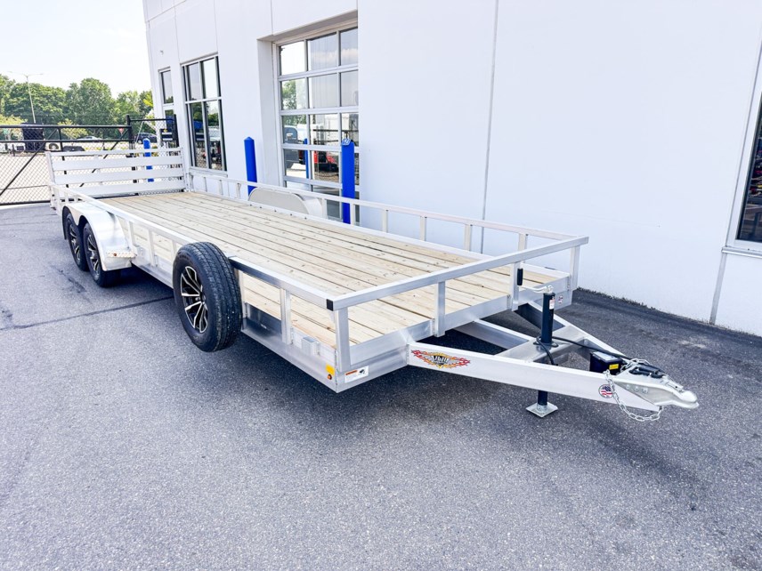 New 2025 H&H 82X24 7K ALUMINUM RAIL SIDE UTILITY TRAILER available in Ramsey, Minnesota