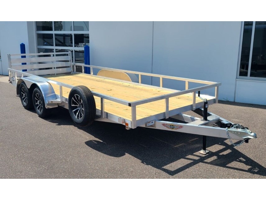New 2025 H&H 82X18 7K ALUMINUM RAIL SIDE UTILITY TRAILER available in Ramsey, Minnesota
