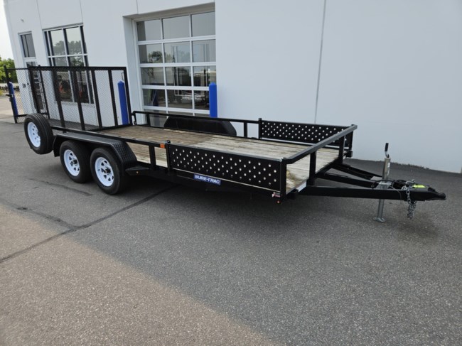 2018 SURE-TRAC 82X16 7K ATV TRAILER - BLACK