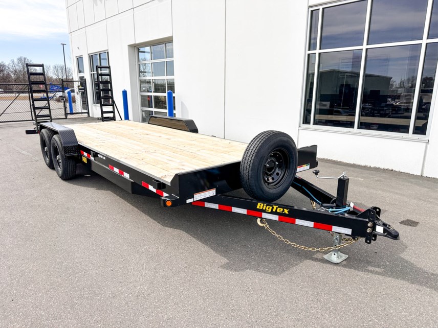 New 2025 BIG TEX 14EB-22 83X22 14K EQUIPMENT TRAILER - BLACK available in Ramsey, Minnesota