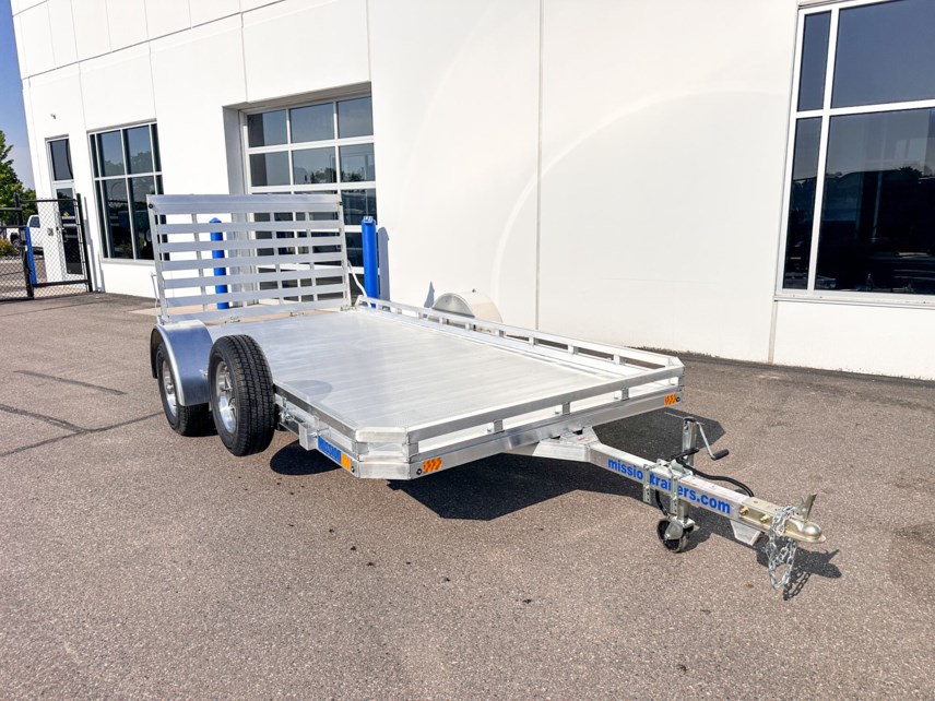 New 2025 MISSION TRAILERS 7814 ALUMINUM UTILITY TRAILER- FULL GATE available in Ramsey, Minnesota