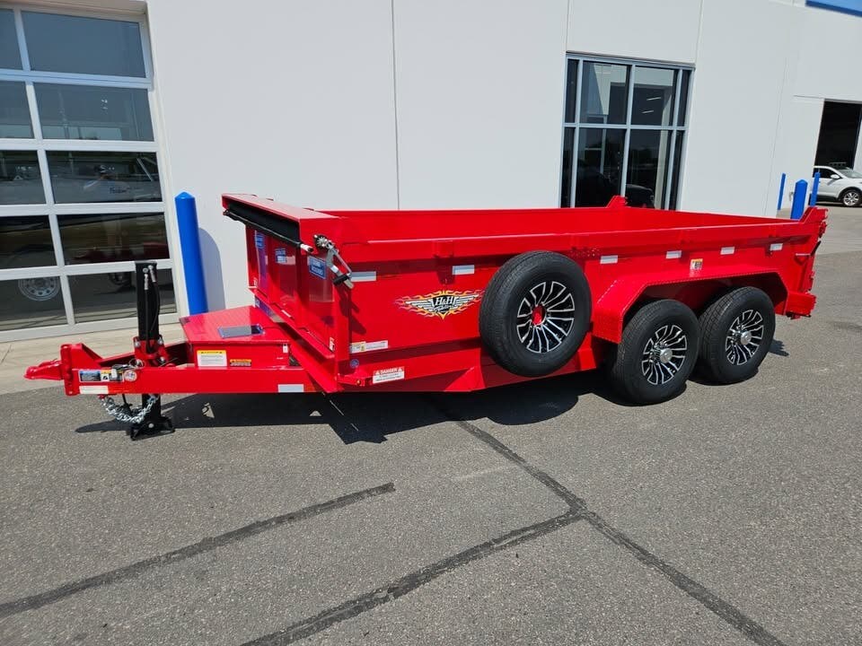 2024 H&H 83x14 14K DUMP TRAILER - RED