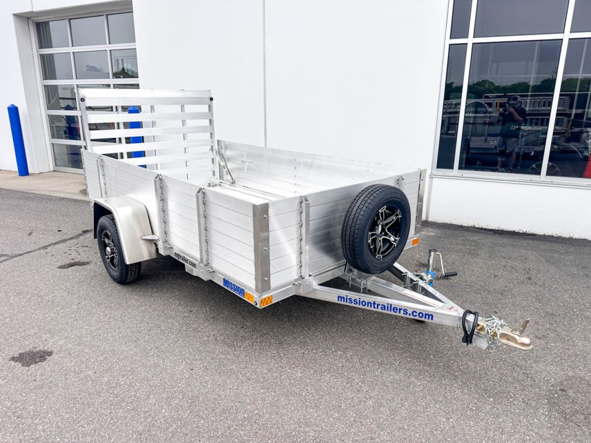 New 2025 MISSION TRAILERS 6610 HD ALUMINUM UTILITY TRAILER 20" SIDES FULL RAMP available in Ramsey, Minnesota