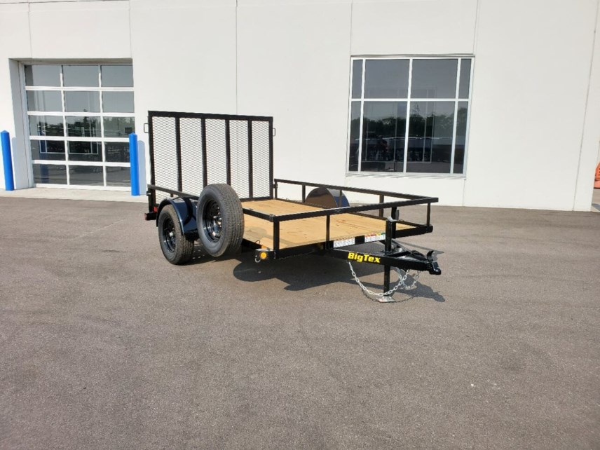New 2026 BIG TEX 35SA-10 77X10 RAIL SIDE UTILITY TRAILER available in Ramsey, Minnesota