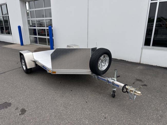 2025 MISSION TRAILERS 5X8 ALUMINUM MOTORCYCLE TRAILER