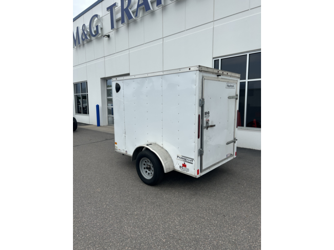 2000 HAULMARK 5X8 SA ENCLOSED TRAILER - WHITE
