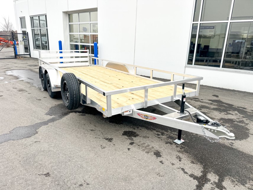 New 2025 H&H 82X18 (16+2) 7K ALUMINUM RAIL SIDE UTILITY W/DOVETAIL available in Ramsey, Minnesota