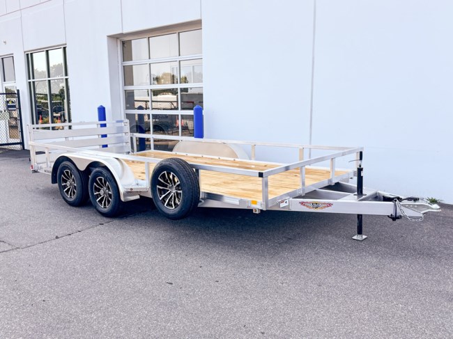 2025 H&H 82X16 (14+2) ALUMINUM RAIL SIDE UTILITY TRAILER W/DOVE TAIL