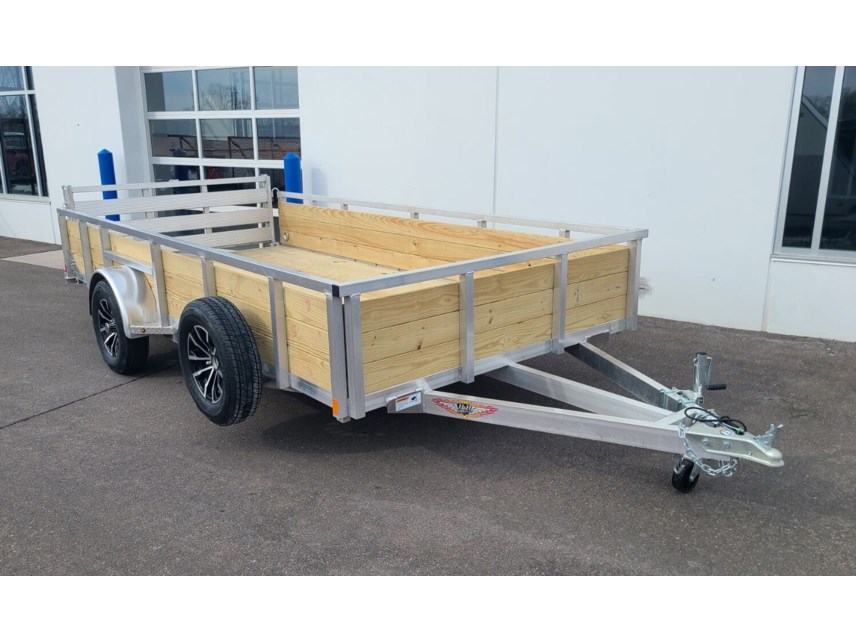 New 2024 H&H 82x14 Aluminum Woodside Utility Trailer available in Ramsey, Minnesota