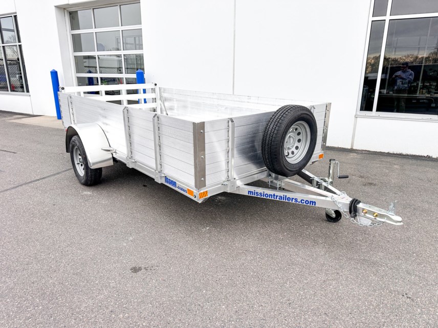 New 2026 MISSION TRAILERS 7212HD 3K ALUMINUM UTILITY TRAILER - 20" SIDES - BIFOLD RAMP available in Ramsey, Minnesota