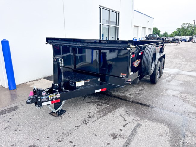 2025 H&H 83X14 16K DUMP TRAILER - BLACK