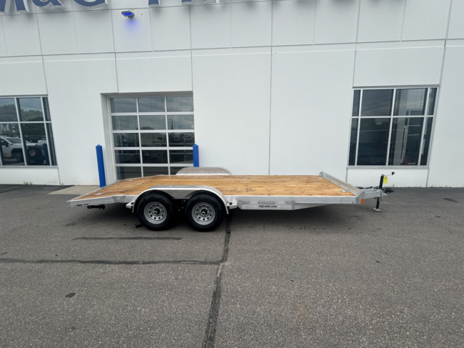 2022 FOREST RIVER 7X18 OPEN CAR HAULER 10K - BLACK