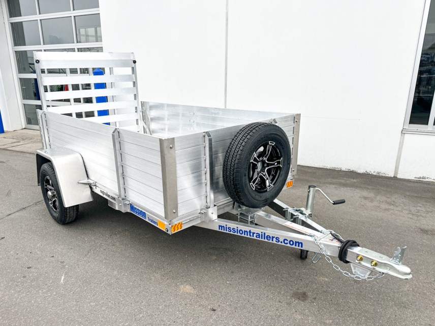 New 2026 MISSION TRAILERS 548 ALUMINUM UTILITY TRAILER -20"' SIDES -FULL RAMP available in Ramsey, Minnesota