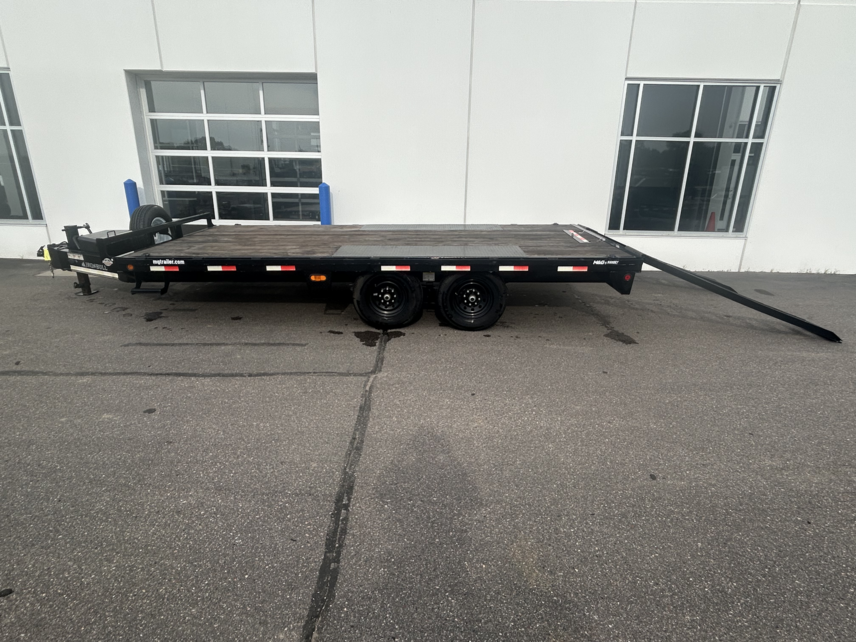 Used 2021 IRONBULL 84X20 DECKOVER EQIPMENT TRAILER available in Ramsey, Minnesota