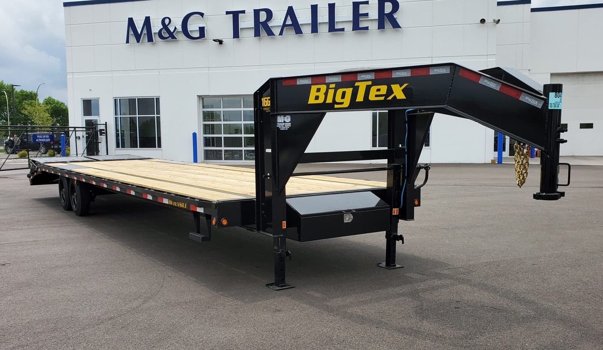 2026 BIG TEX 16GN-30DSA (25+5) 17.5K DECKOVER GOOSENECK TRAILER - BLACK