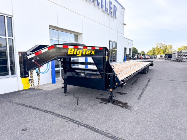 2026 BIG TEX 14GN-40DSA (35+5) 15.9K DECKOVER GOOSENECK EQUIPMENT TRAILER - BLACK
