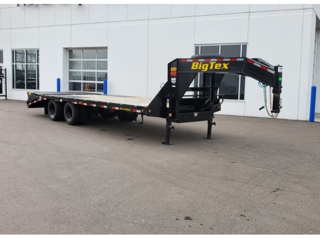 2026 BIG TEX 22GN-25DSA (20+5) 23.9 DECK OVER GOOSENECK EQUIPMENT TRAILER -BLACK