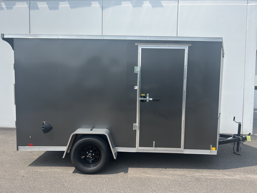 Used 2025 RC TRAILERS 6X12 ENCLOSED CARGO 3K - GRAY available in Ramsey, Minnesota