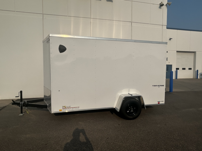 2024 formula trailers 6X10 SA ENCLOSED CARGO TRAILER - 6.6 INTERIOR - WHITE