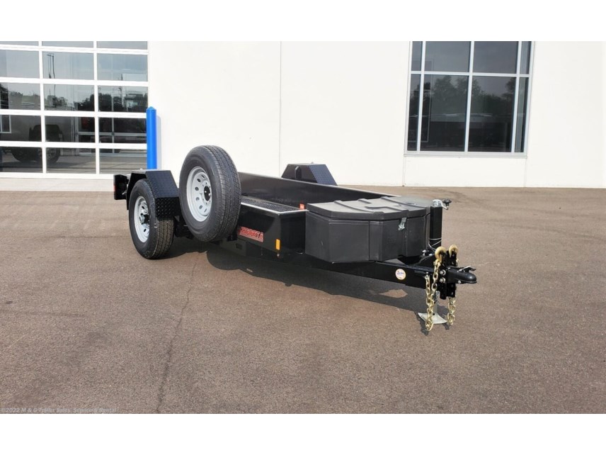2025 MIDSOTA SL-12 52X12 ROTATING AXLE SCISSOR LIFT TRAILER-BLACK
