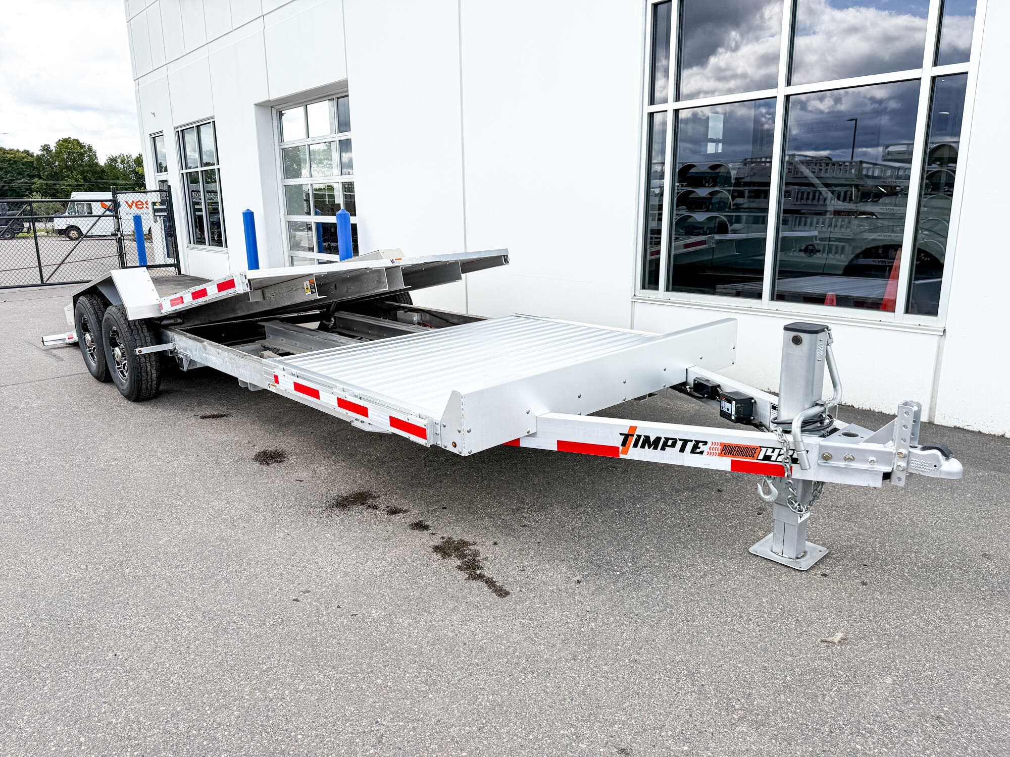 2025 TIMPTE 1424STTB 82X24 (18+6) 14K ALUMINUM TILT BED EQUIPMENT TRAILER