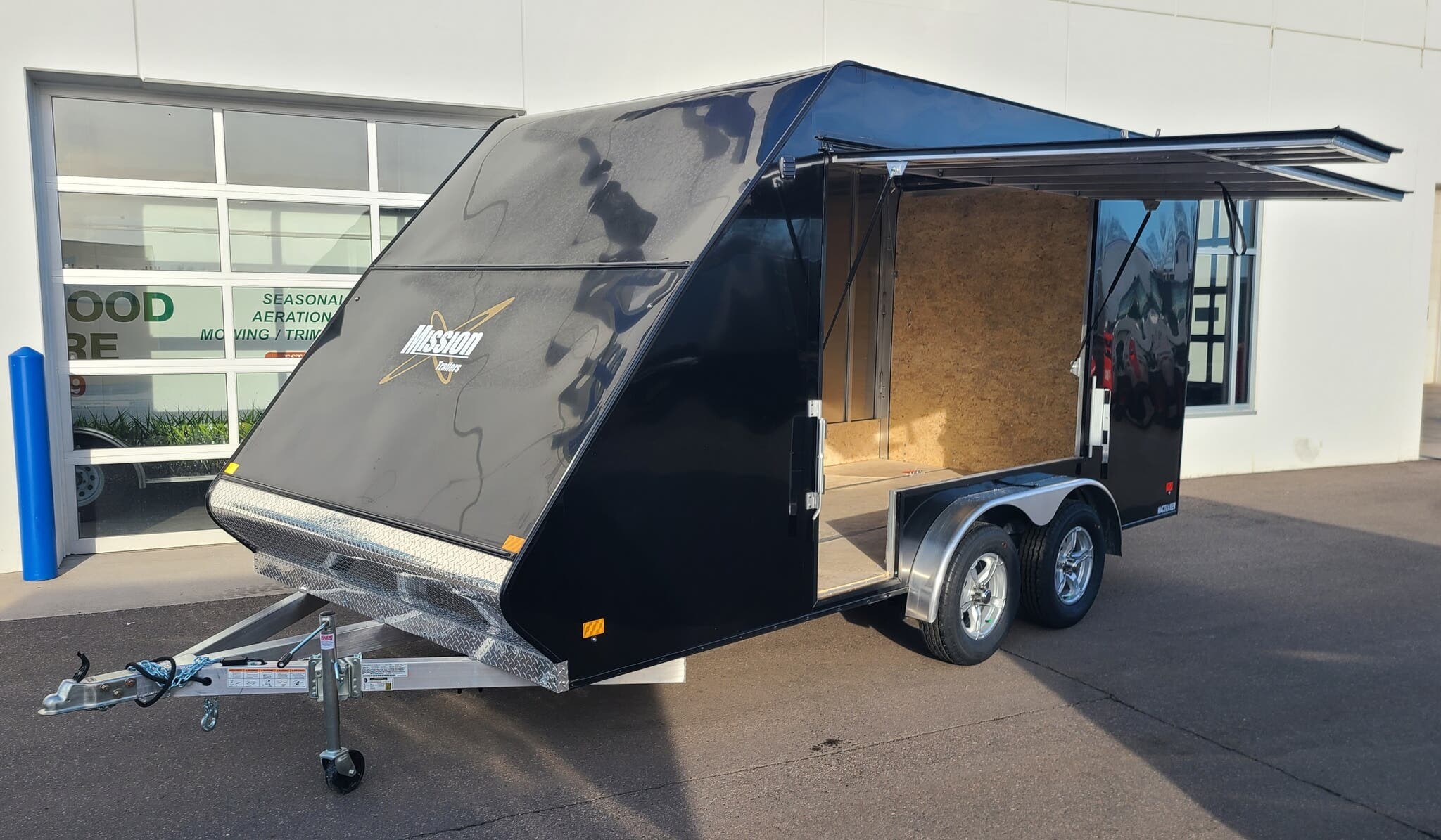マイスト　ポルシェ　トレーラー 2026 MISSION TRAILERS MFS 7.4X16 CROSSOVER SNOWMOBILE TRAILER - 6