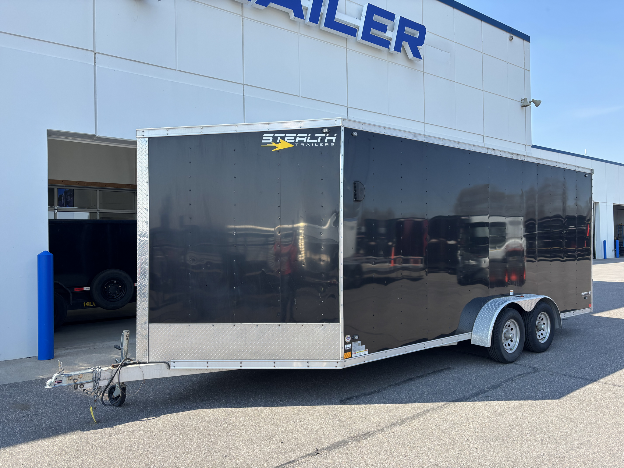 2019 STEALTH 7X23 (18+5) 3-PLACE ENCLOSED SNOWMOBILE TRAILER 7K - 7 ...