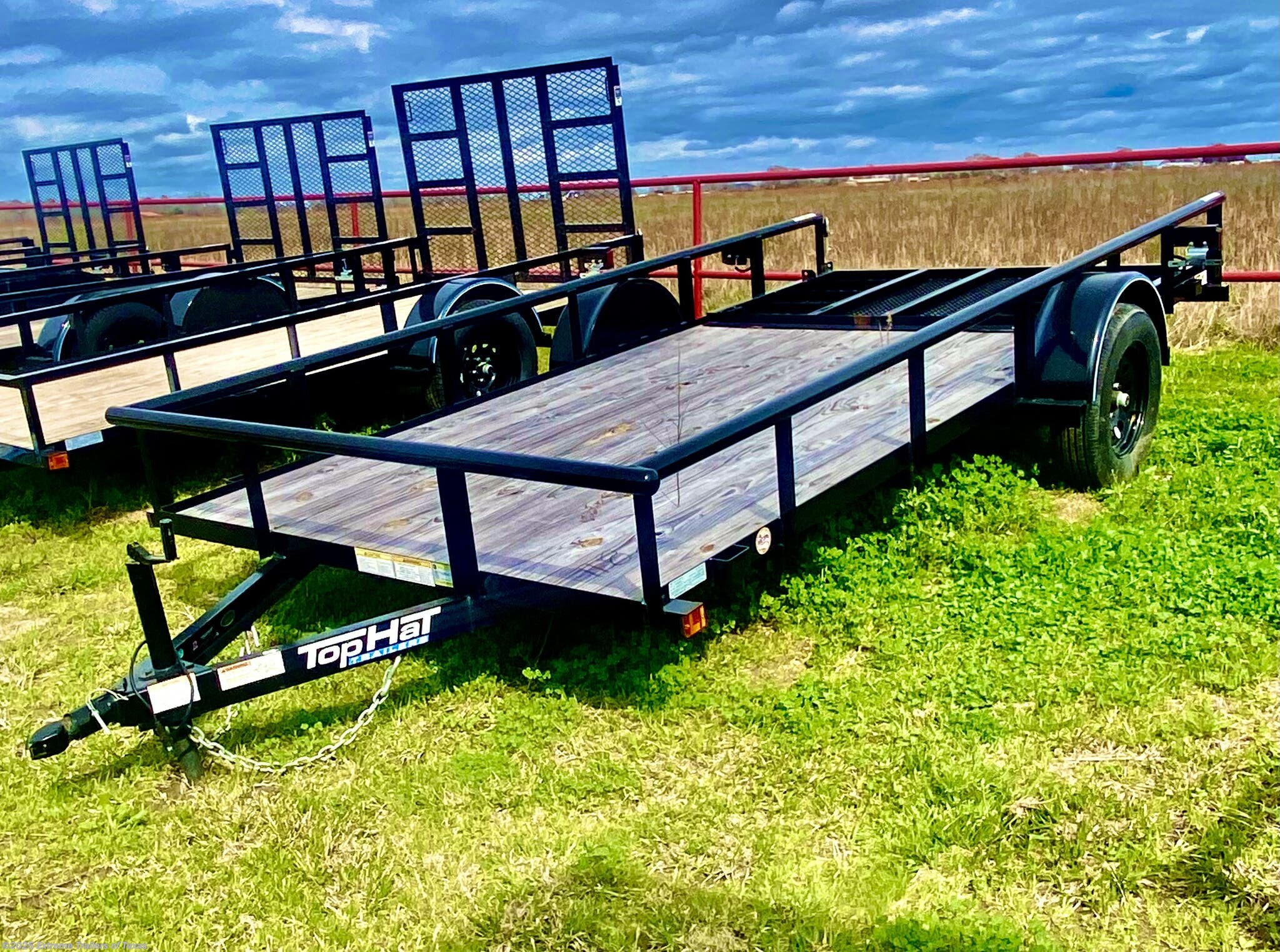 2022 Top Hat Derby SR Pipe 14X77 Utility Trailer