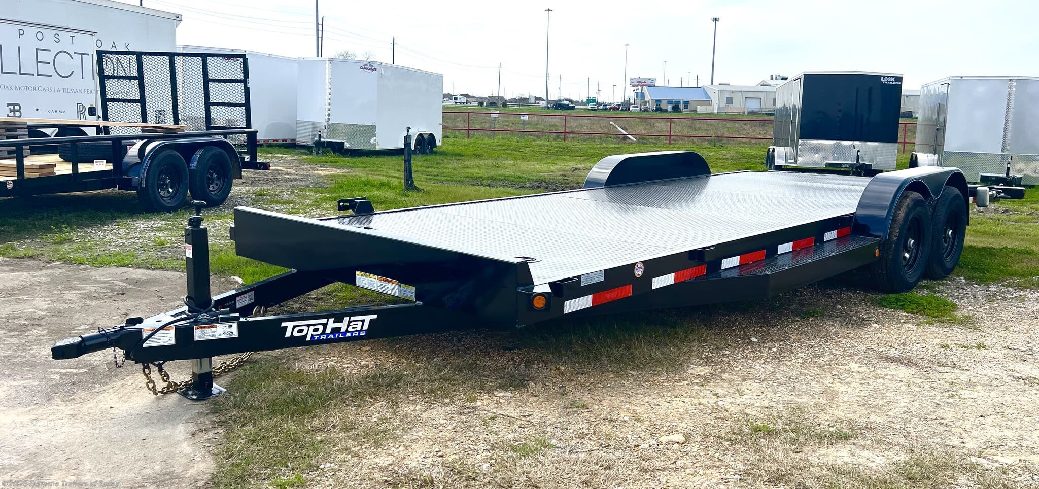 2025 Top Hat Car Hauler 22x83 Hd All Steel Car Hauler