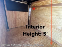 New 2025 Cargo Mate 5X8 Enclosed Cargo Trailer w/Ramp Door available in Baytown, Texas