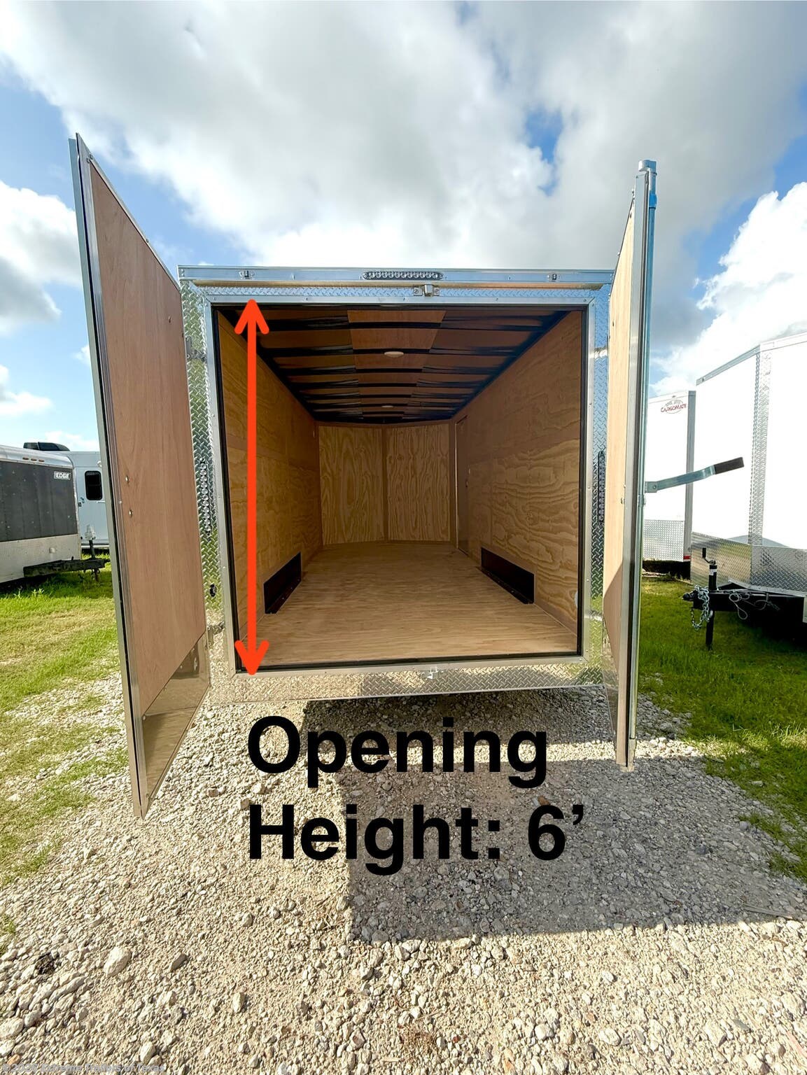 New 2026 Cargo Mate 7X16 Enclosed Cargo Trailer w/Double Doors available in Baytown, Texas