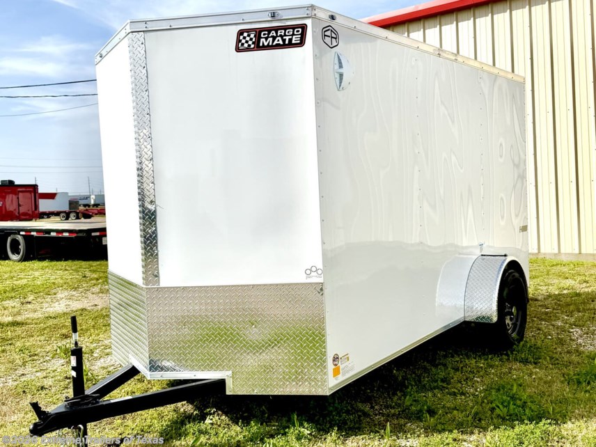 New 2026 Cargo Mate 6X12 Enclosed Cargo Trailer w/Ramp Door available in Baytown, Texas