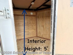 2026 Cargo Mate 5X8 Enclosed Cargo Trailer w/Ramp Door - New Cargo Trailer for sale by Extreme Trailers of Texas in Baytown, Texas
