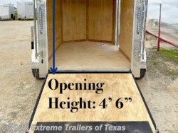 2026 5X8 Enclosed Cargo Trailer w/Ramp Door by Cargo Mate from Extreme Trailers of Texas in Baytown, Texas