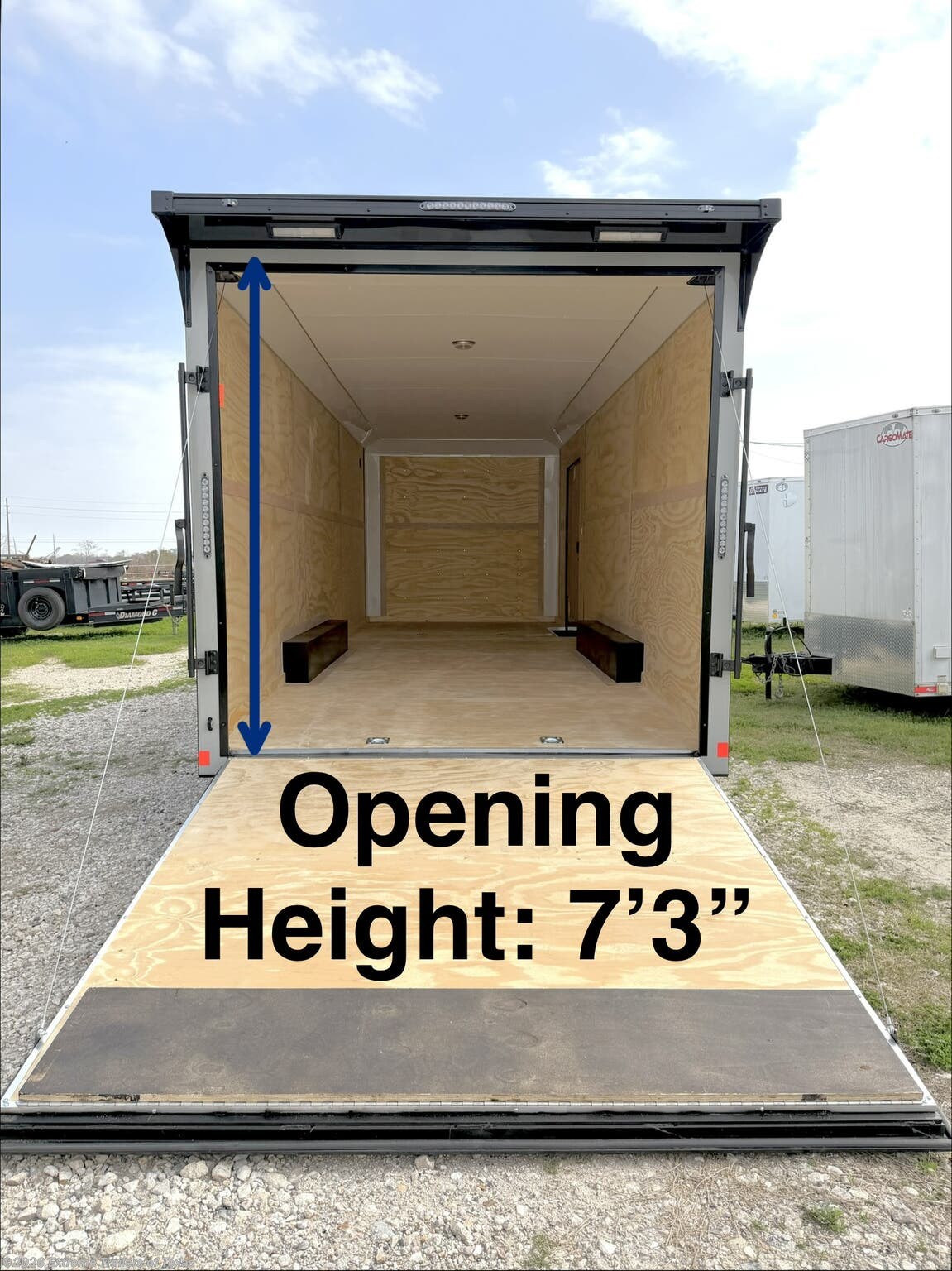 New 2026 Cargo Mate 8.5X24 Enclosed Cargo Trailer w/Ramp Door available in Baytown, Texas