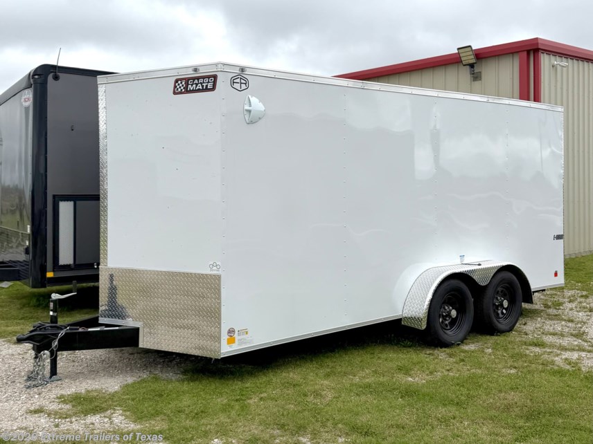New 2026 Cargo Mate 7X16 Enclosed Cargo Trailer w/Ramp Door available in Baytown, Texas