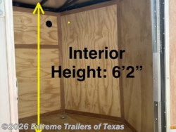 2026 Cargo Mate 7X14 Enclosed Cargo Trailer w/Ramp Door - New Cargo Trailer for sale by Extreme Trailers of Texas in Baytown, Texas
