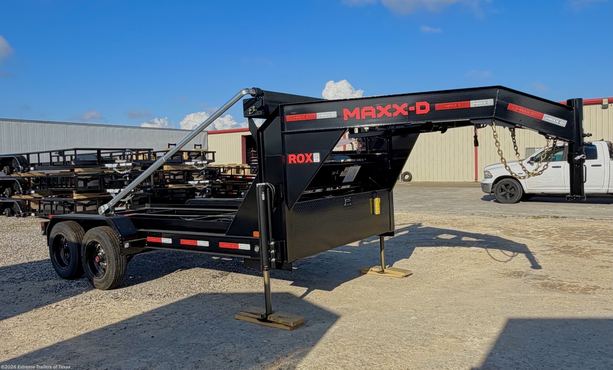 2026 MAXX-D ROX 83X14 Rolloff Gooseneck - New Roll-Off Trailer for sale by Extreme Trailers of Texas in Baytown, Texas