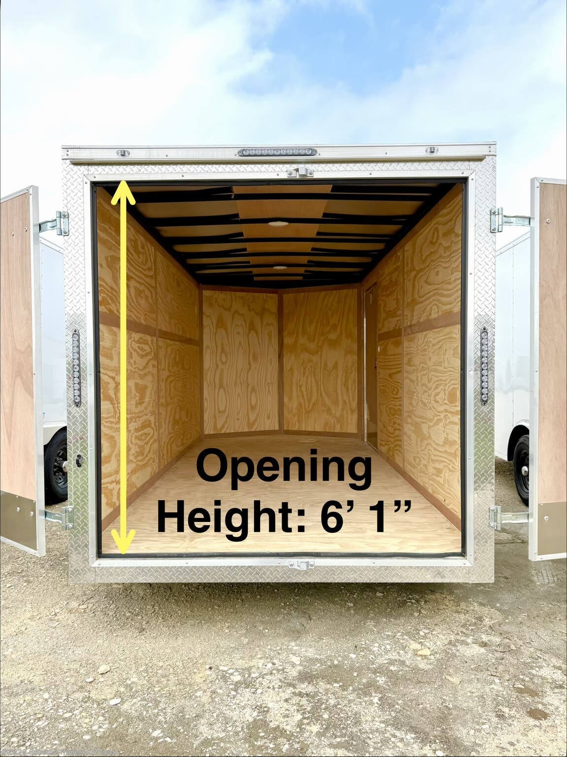 New 2026 Cargo Mate 7X14 Enclosed Cargo Trailer w/Double Doors available in Baytown, Texas