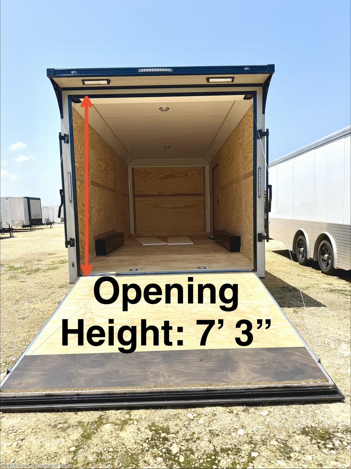 New 2026 Continental Cargo 8.5X20 Enclosed Cargo Trailer w/RAMP DOOR available in Baytown, Texas