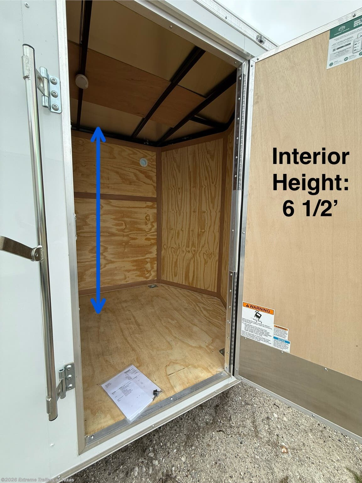 New 2026 Cargo Mate 6X12 Enclosed Cargo Trailer w/Ramp Door available in Baytown, Texas
