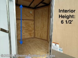 New 2026 Cargo Mate 6X12 Enclosed Cargo Trailer w/Ramp Door available in Baytown, Texas