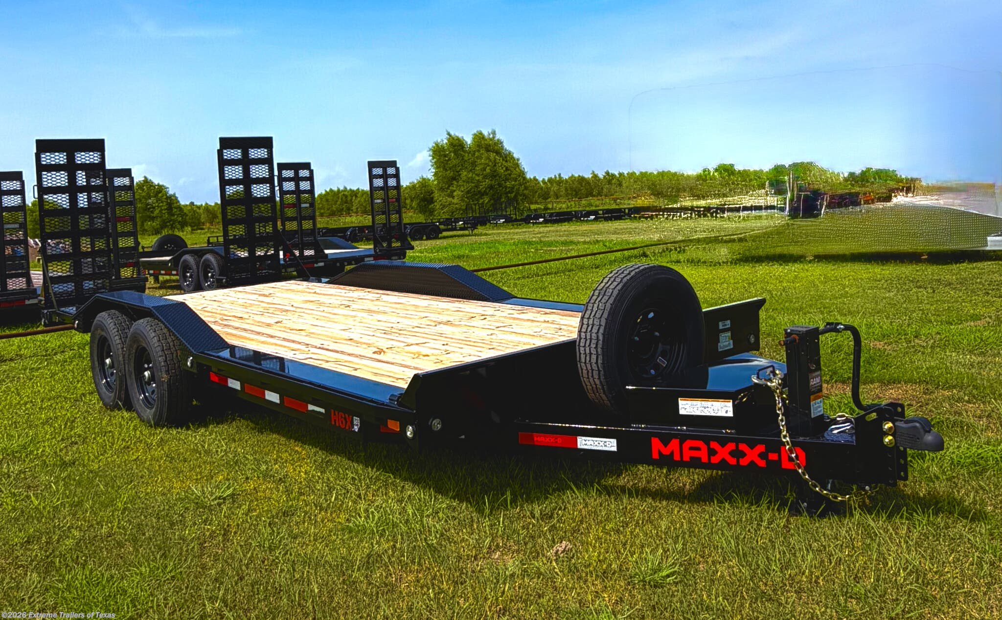 2027 H6X 6" Channel Equipment Hauler 102X20 by MAXX-D from Extreme Trailers of Texas in Baytown, Texas