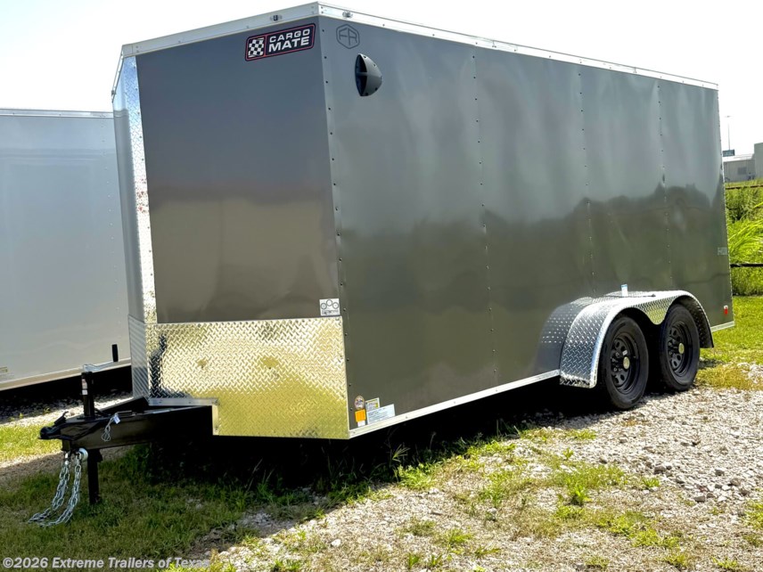 New 2027 Cargo Mate 7X16 Enclosed Cargo Trailer w/Ramp Door available in Baytown, Texas
