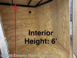 New 2027 Cargo Mate E-Series 6X12 Enclosed Cargo Trailer w/Ramp Door available in Baytown, Texas