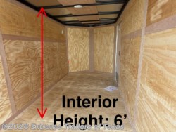 New 2027 Cargo Mate E-Series 6X12 Enclosed Cargo Trailer w/Ramp Door available in Baytown, Texas