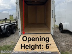 New 2027 Cargo Mate 6X12 Enclosed Cargo Trailer w/Ramp Door available in Baytown, Texas