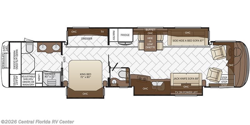 2018 Newmar Mountain Aire 4553 - Used Class A for sale by Central Florida RV Center in Apopka, Florida