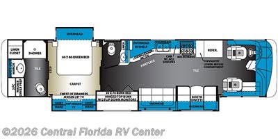 2015 Forest River Berkshire 38RB - Used Class A for sale by Central Florida RV Center in Apopka, Florida
