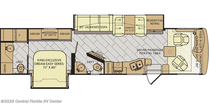 2017 Fleetwood Pace Arrow 36U - Used Class A for sale by Central Florida RV Center in Apopka, Florida